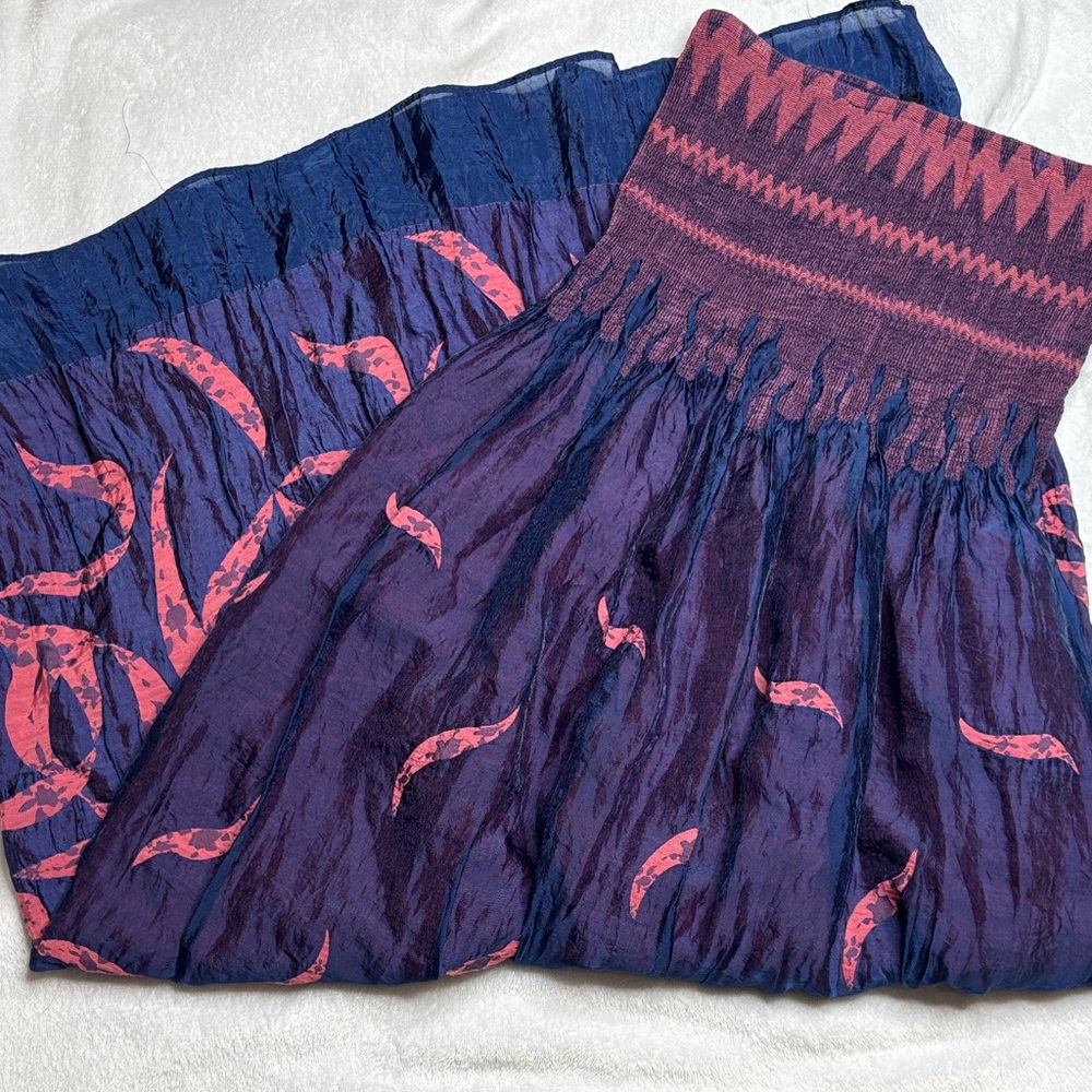Lapis Anthropologie dress